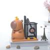 Resin Capibala Multifunctional Pen Holder Storage Container Cartoon Capibala Ornaments Capibala Makeup Brush Holder Decorative