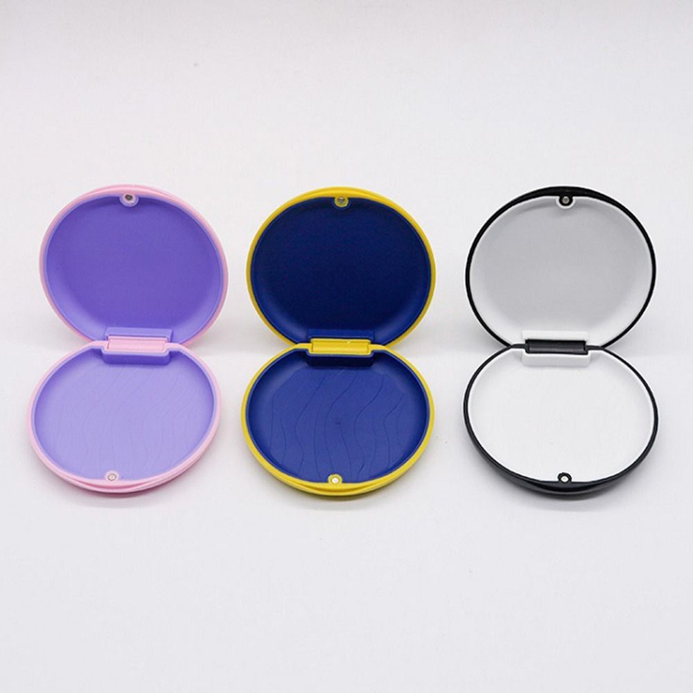 Magnetic Invisible Braces Storage Box Waterproof with Mirror False Teeth Container Large Capacity Aligner Case for Home&Travel