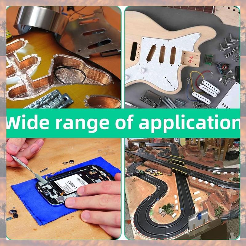 2025 Trend 2PCS Copper Shielding Tape 1/4Inch X 164Ft, Copper Foil Tape & Copper Shielding Tape For Copper Tape Conductive Adhes