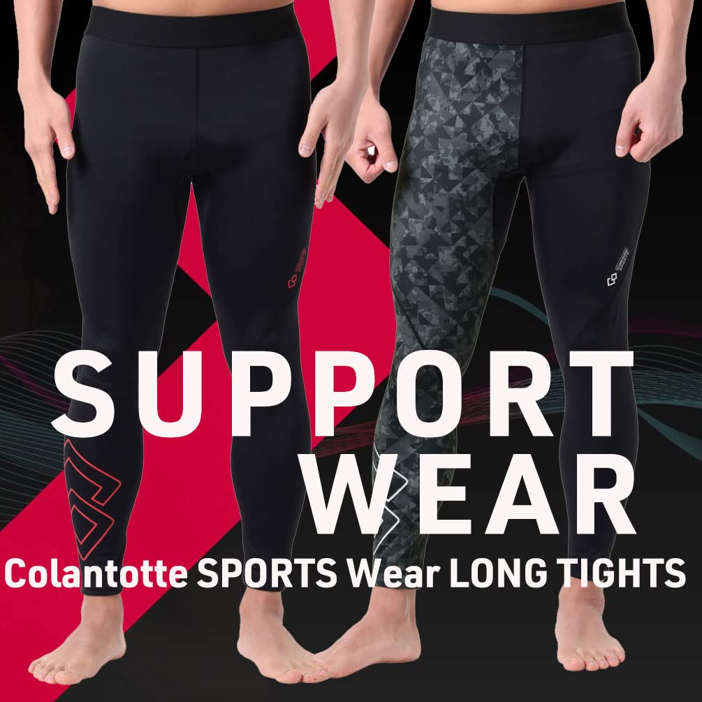 Colantotte Sportswear Long Tights Bottoms W130 Black Camo L AMBKA26L