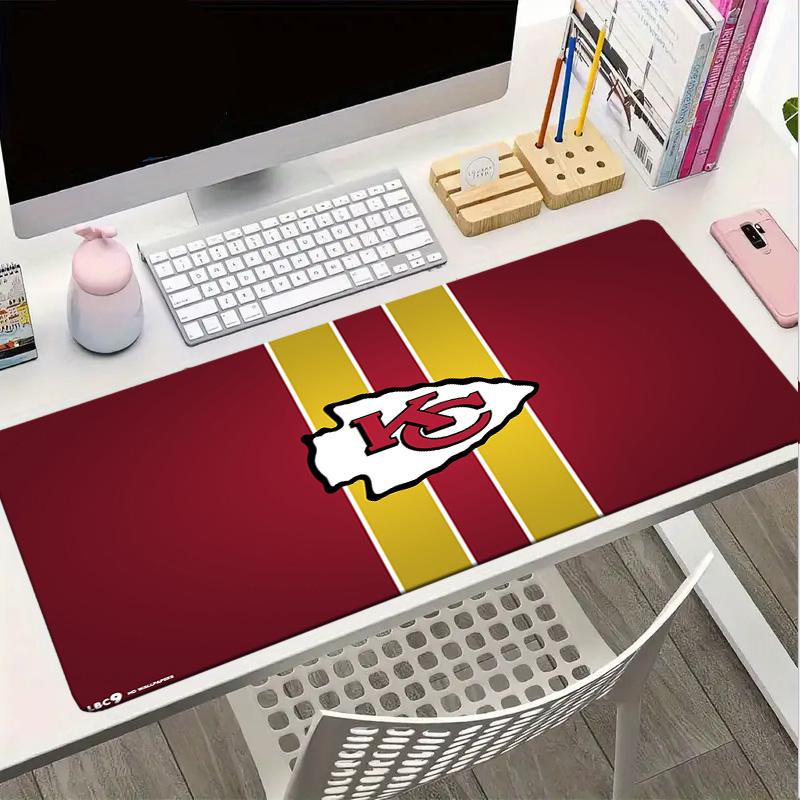 Kansas City Chiefs Logo Mouse pad Mouse pad, Gaming Mouse Pad, keyboard pad, Desk Decor for computer notebook Fan Gift Birthday Gift
