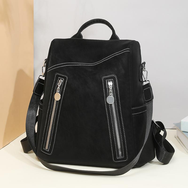 Multifunctional Shoulder Bag Anti-theft Backpack Women's Stitching Backpack