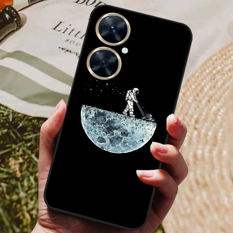 Für Huawei Nova 11i Hülle Nova11i 11 i Schwarzer Wolf Weiche TPU Silikon Rückseite Für Huawei Nova 11i MAO-LX9 Handyhülle Funda Coque