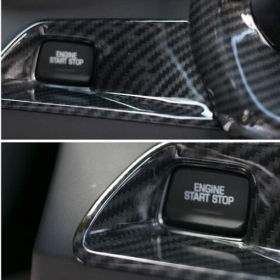 Engine Start Stop Button Trim Cover Interior Styling for Chevrolet Camaro 16-18