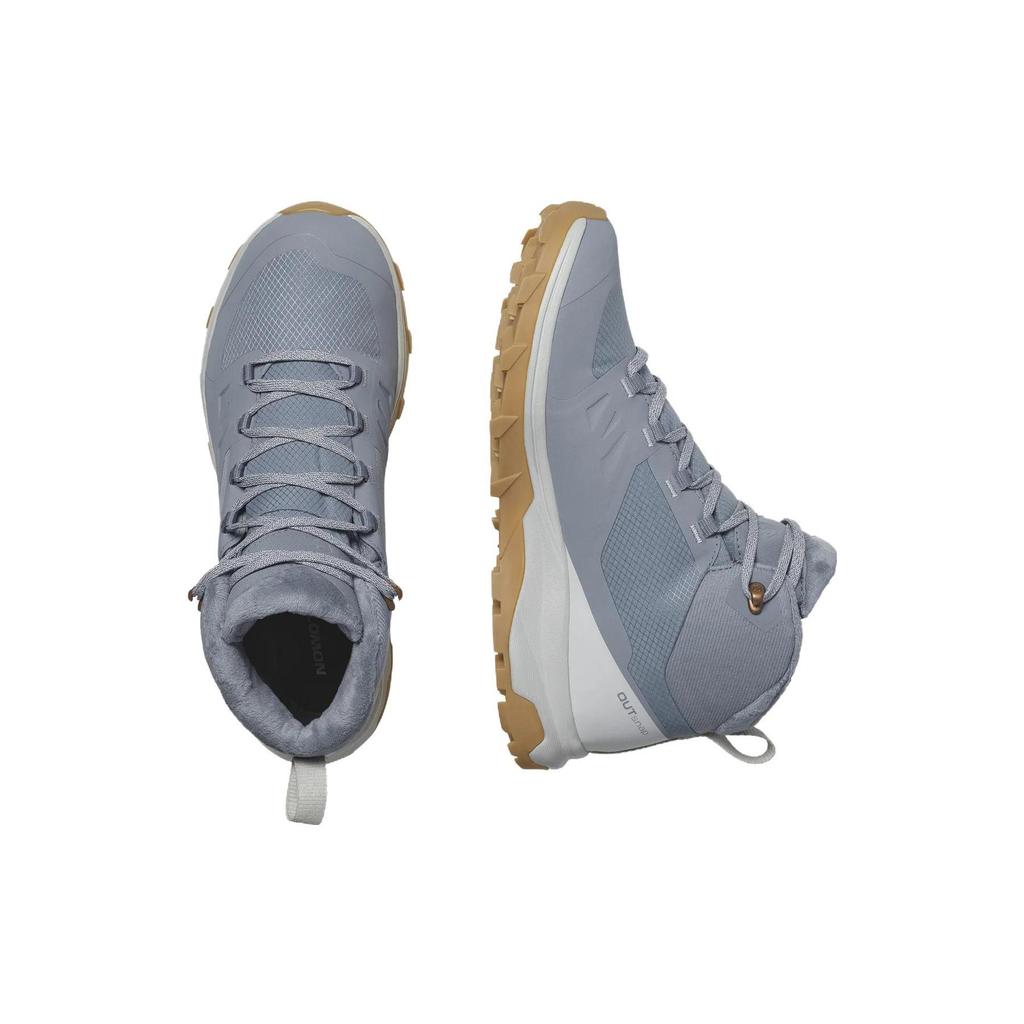 SALOMON Outsnap Cswp Cushioning, Wear Resistant High top Outdoor Shoes Women's Blue 472899