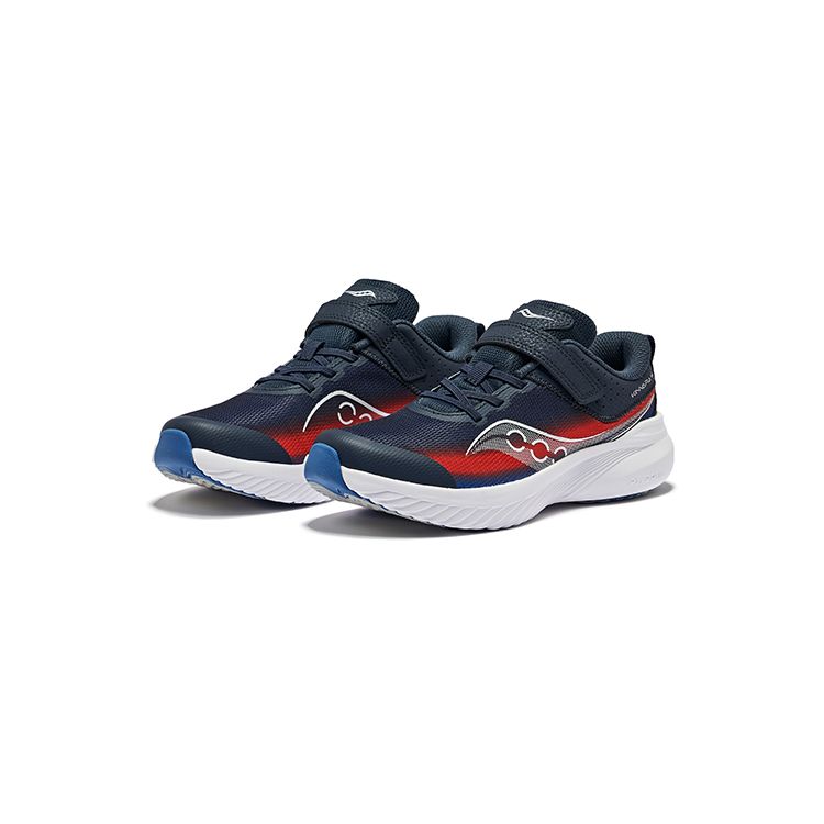Saucony Kinvara 14 A/C Big Kid Blue Red Kids Sneakers SK267644
