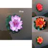Elegant 10cm Artificial Lotus Flower Water Lily Fake Plant For Swimming Pool Decor