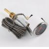 2" 52MM Mechanical 40-120℃/100-250℉ Water Temp Gauge 12V Water Temperature Gauge Car Meter with Sensor NPT 1/2