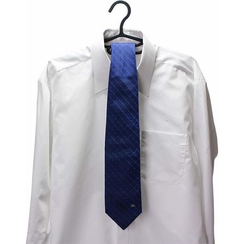 Shinko Hanger (Shinkohanger) Ultra Slim Reverse Shirt Hangers, Set of 10, Black, Anti-Slip, Non-Marking, Simple, Space-Saving, Slim, Clothes Drying, L