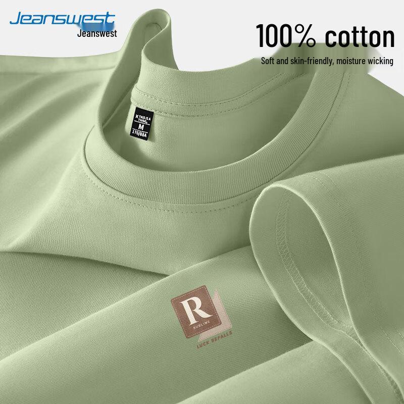 Jeanswest Men's Pure Cotton Long-Sleeve T-Shirt