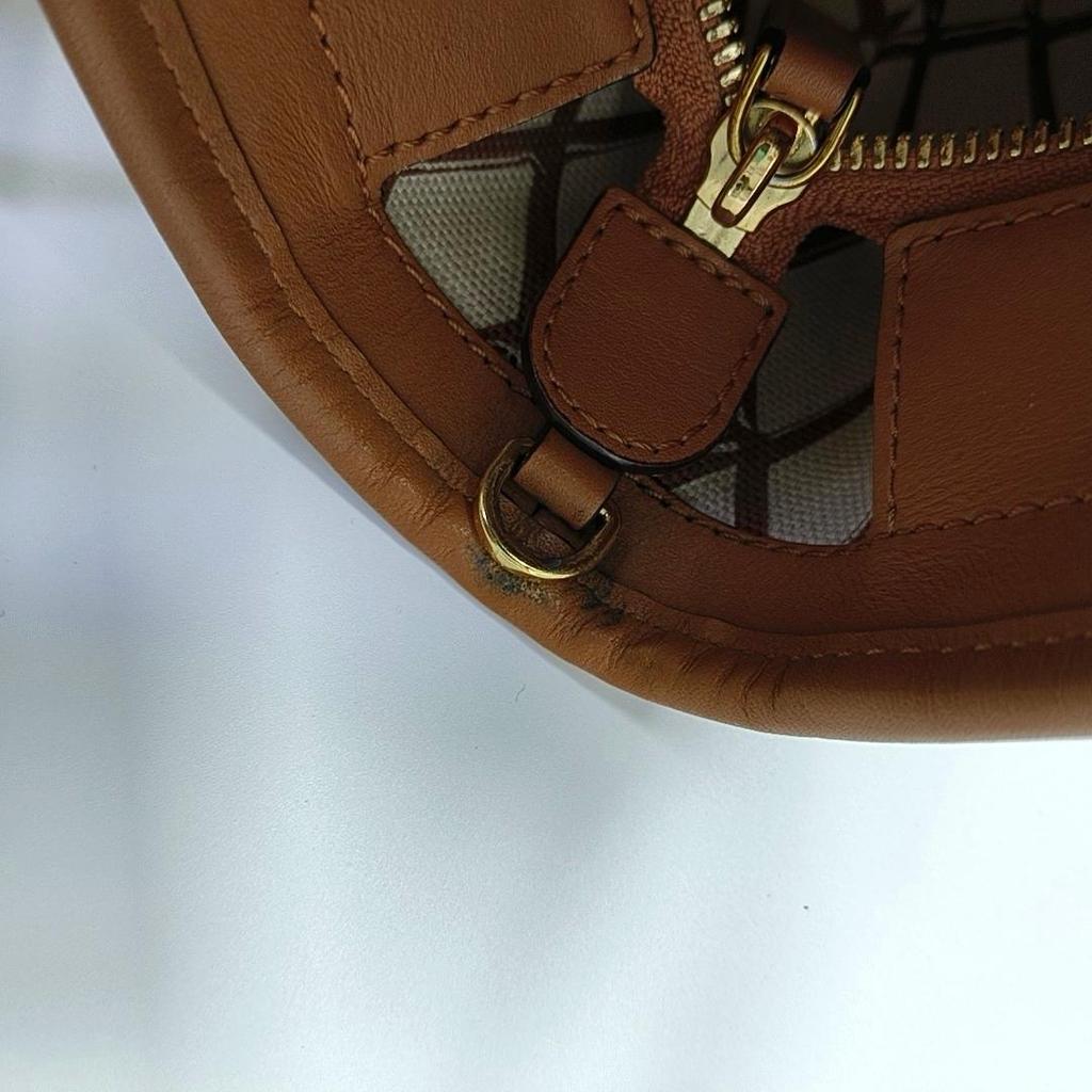 [Pre-Owned] Toni Classic Monogram Print Tote Crossbody Shopping Bag - Good #1DU7SQO