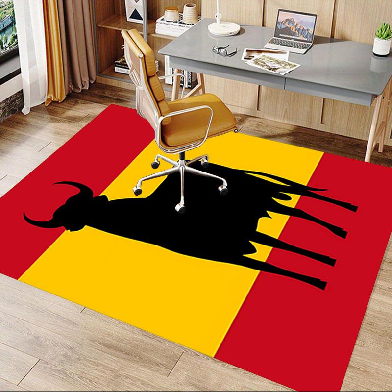 1PC bull Spain Extra Large Non Slip Floor carpet, Office, family, bedroom Large Area Rug Indoor Rugs, Vibrant Colors