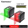 Rechargeable Mini Laser Level with Red/Green Crosshair for Wall Decoration & Two-Line Marking