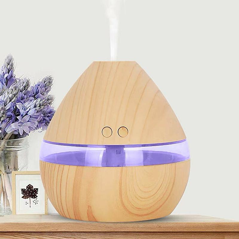 300ML LED Zdalny ultradźwiękowy nawilżacz powietrza Aroma Dyfuzor