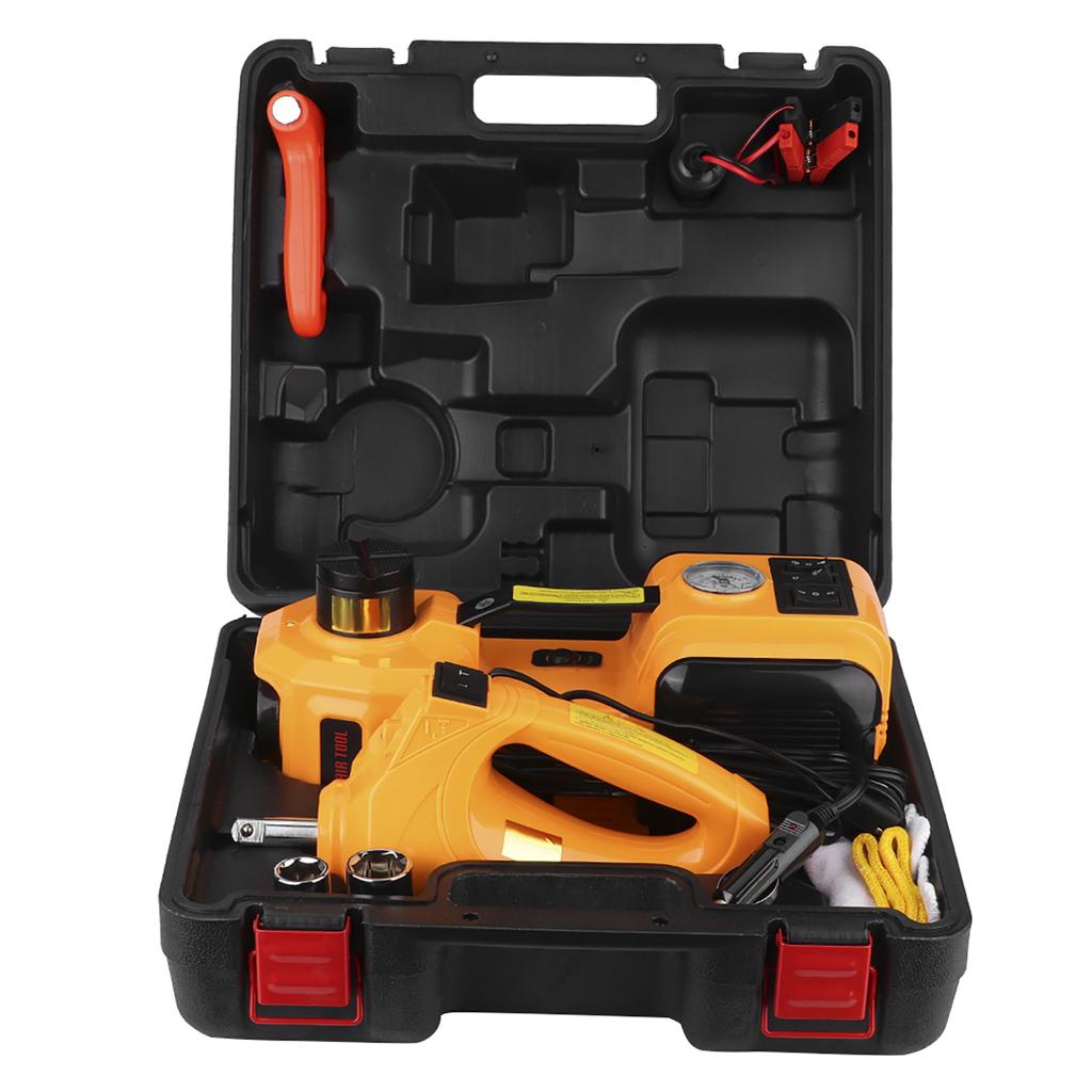 5T DC 12V Car Electric Floor Hydraulic Jack Lifting Set Electric Wrench Tire Repair Tool
