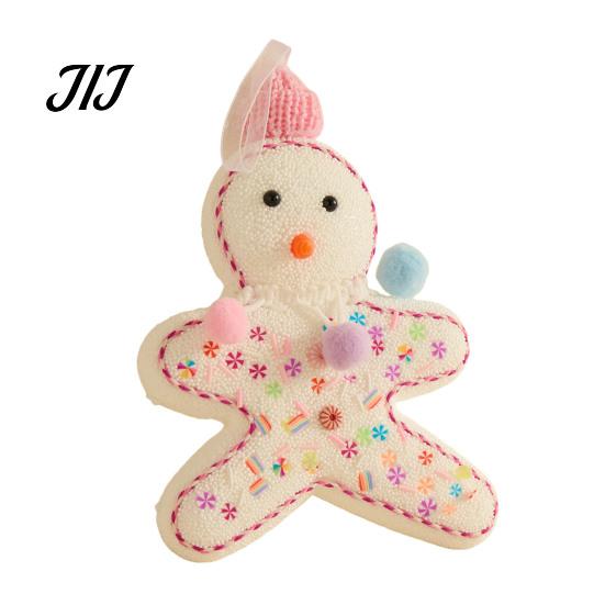 Striped Cane Ornaments Christmas Foam Ornament, Large Candy Lollipop Gingerbread Gift Box Man Pendant Set Hanging Decoration for Xmas Tree,