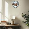 Christmas Decoration Sign,indoor Hanging decorations,2D Flat Wooden Products with Snowman pattern,Christmas Gifts for Friends and Family