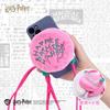 HUGKIS Official Harry Potter Pink Round Pillow Storage Bag & Keychain Coin Pouch Collectible Doll