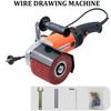 Handheld Metal Burnishing Machine 1400W 220V Electric Sander Polisher Wire Drawing Machine for Wood Stainless Steel Polishing