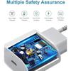 Chargeur Rapide 25W - E.F.CONNECTION - USB-C - Câble 1M - Compatible Google Pixel 6 à 9 Pro