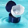 Elderly Denture Cleaning Box, Portable Full Denture Immersion Box, Denture Cleaner, Care Box, Travel Braces Box