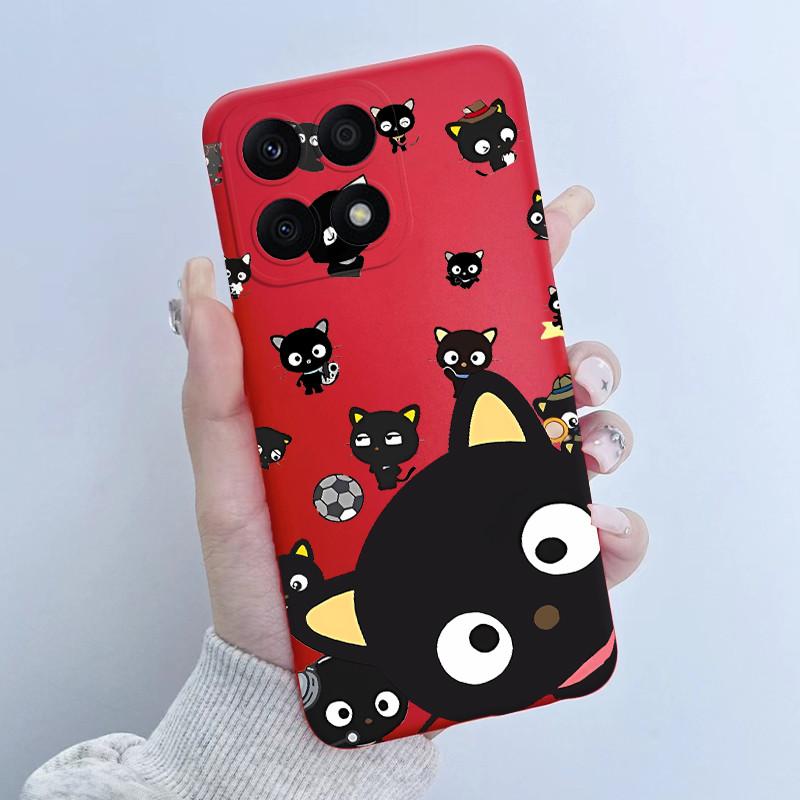 For Huawei Honor X8a Case HonorX8a Soft TPU Silicone Cover Cute Cartoon Panda Phone Case For Honor X6a HonorX6a Plus Coque Funda
