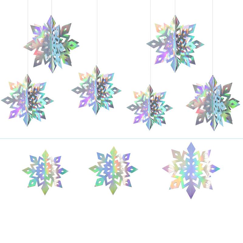 6/12pcs Home Christmas Decoration Home Shopping Mall Window Hanging