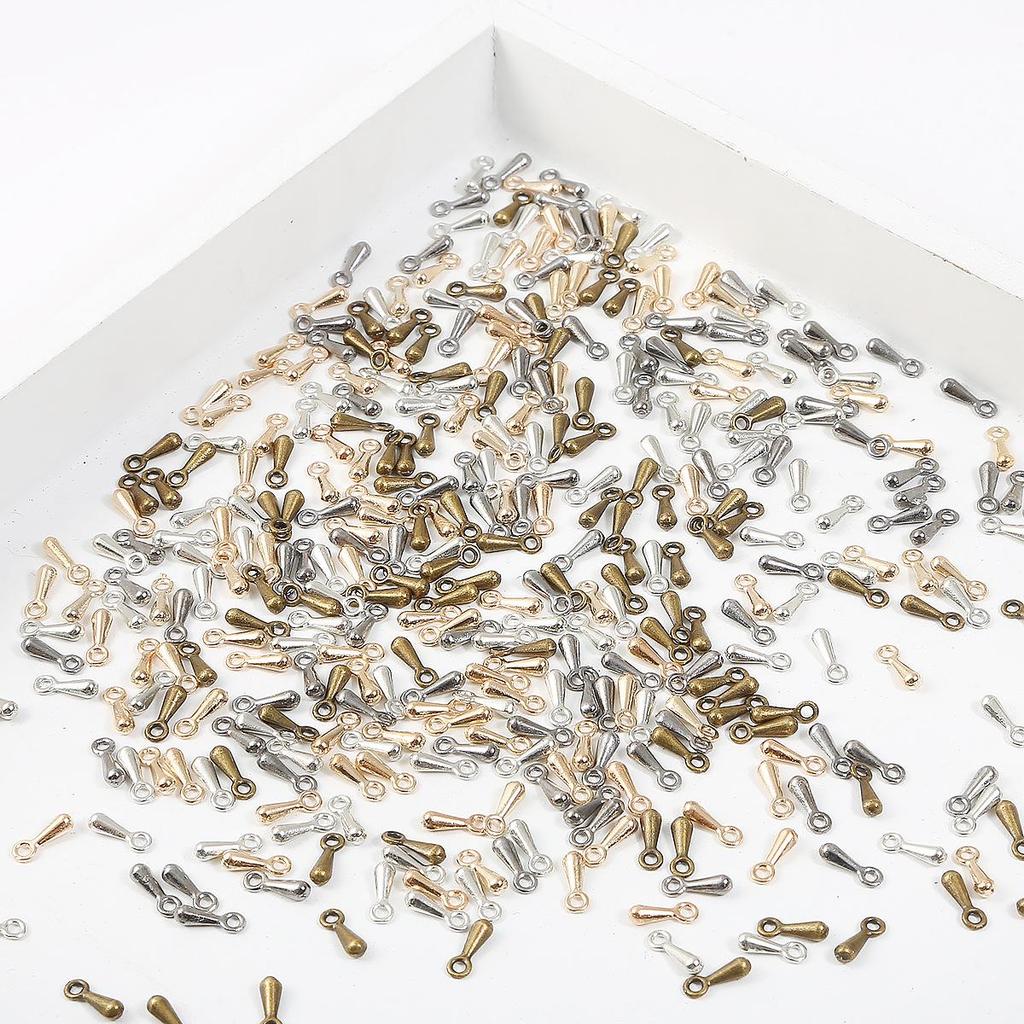 Alloy Teardrop Pendant Chain for DIY Jewelry and Accessories