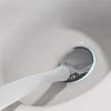 Toilettenbürste mit langem Griff Weicher Silikonbürstenkopf Vollständige Abdeckung Schnell trocknend Geruchsresistent Toilettenreiniger Badezimmerwerkzeug