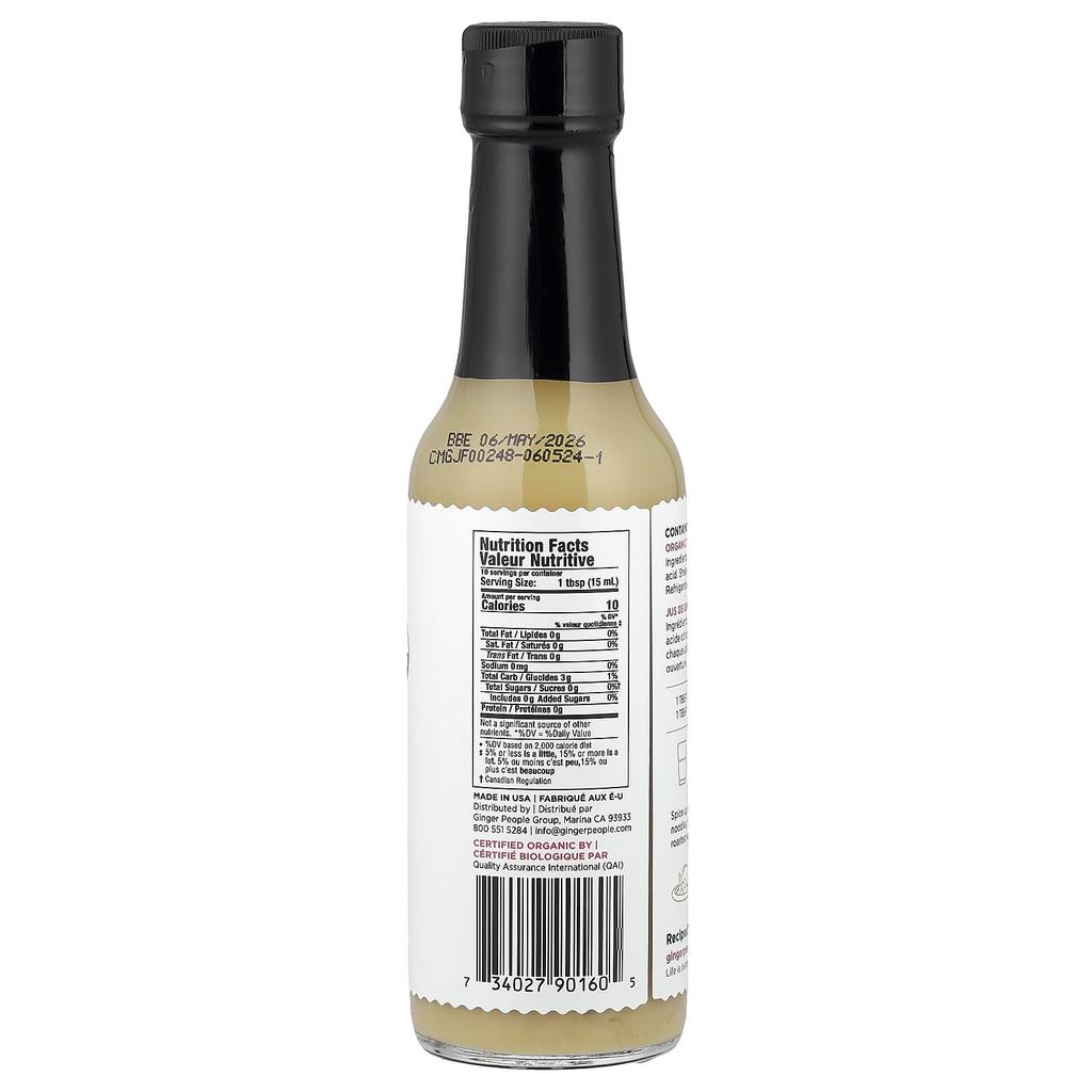 The Ginger People Organic Ginger Juice, 147ml (5 Fl Oz)
