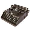 Vintage European Typewriter Iron Art Decor for Photography & Shop Windows