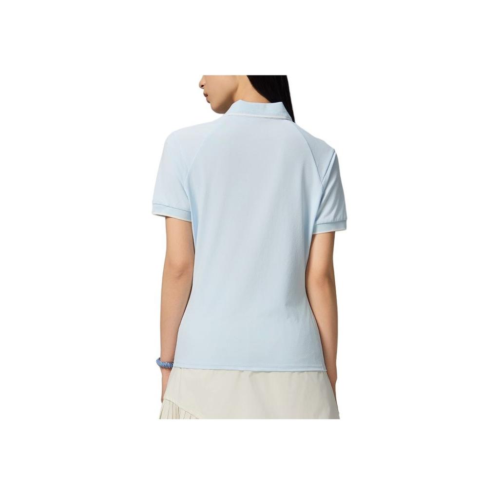 Saucony Casual Sports Loose Comfortable Breathable Polo Shirt Women tops Ice-Smoke-Green SA1250SP63T-GE200