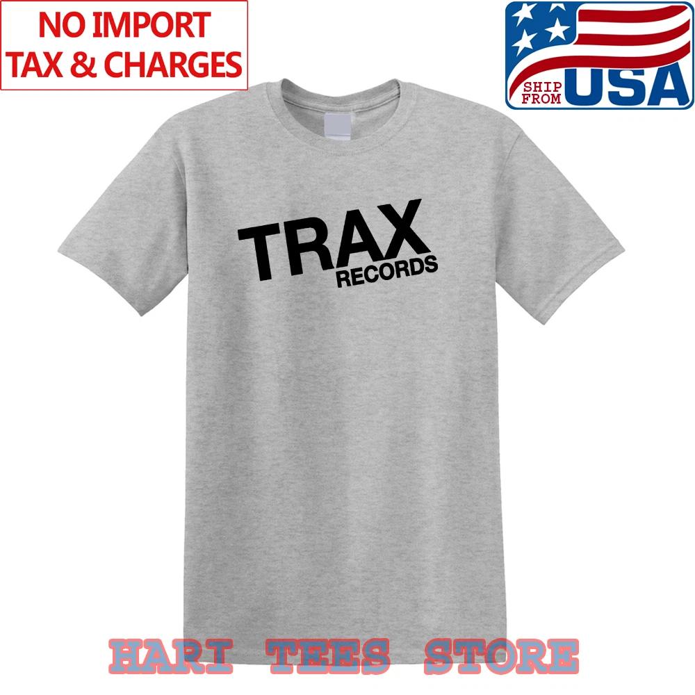 Trax Records Label Men s Grey Size S to 5XL 3XL