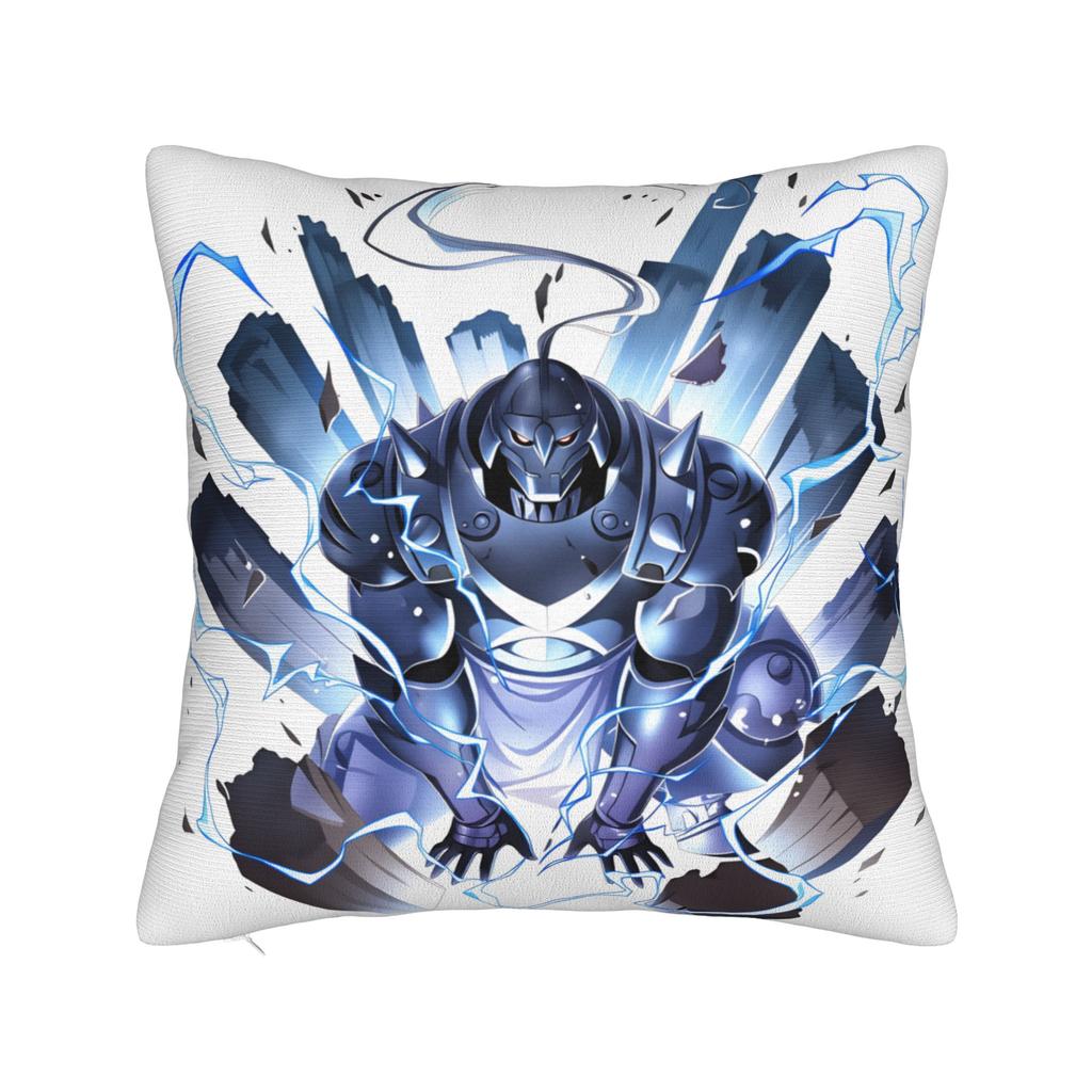 Pillow Cover Full Metal Alchemist  Funny Pillow Case For Chair Sofa Home Decor Pillowcases