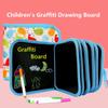 Fun Toy Education Children's Painting Book Drawing Magic Blackboard Chalk Watercolor Pen Drawing Toy Magic Coloring Book 6 Pages