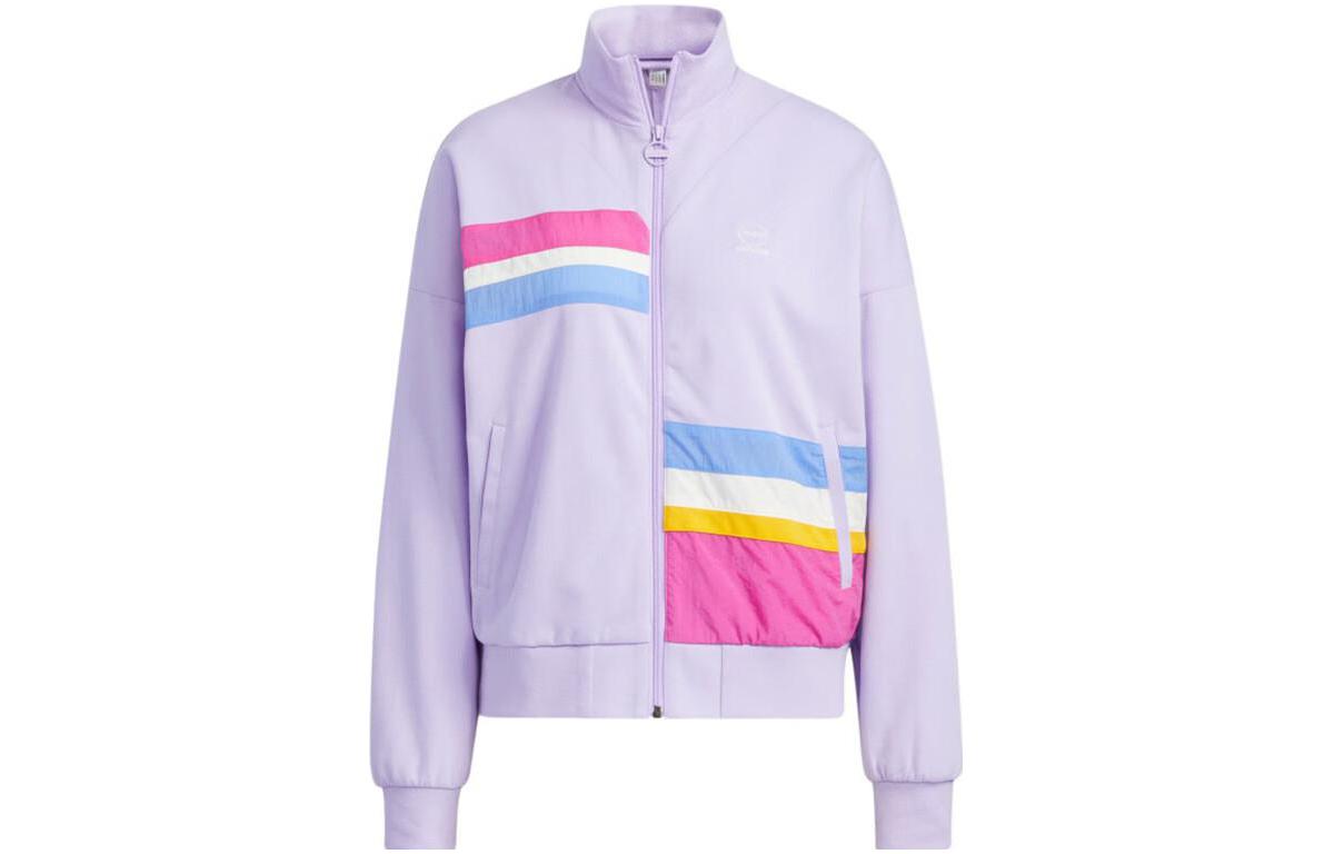 Adidas Neo Jackets Women s Purple Stand Collar Moderate Other IA5335 M