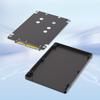 Dual M.2 B Key NGFF SSD To 2.5 SATA III Adapter M2 NGFF To SATA Adapter Card Dual NGFF B Key M.2 SSD Card with Plastic Enclosure