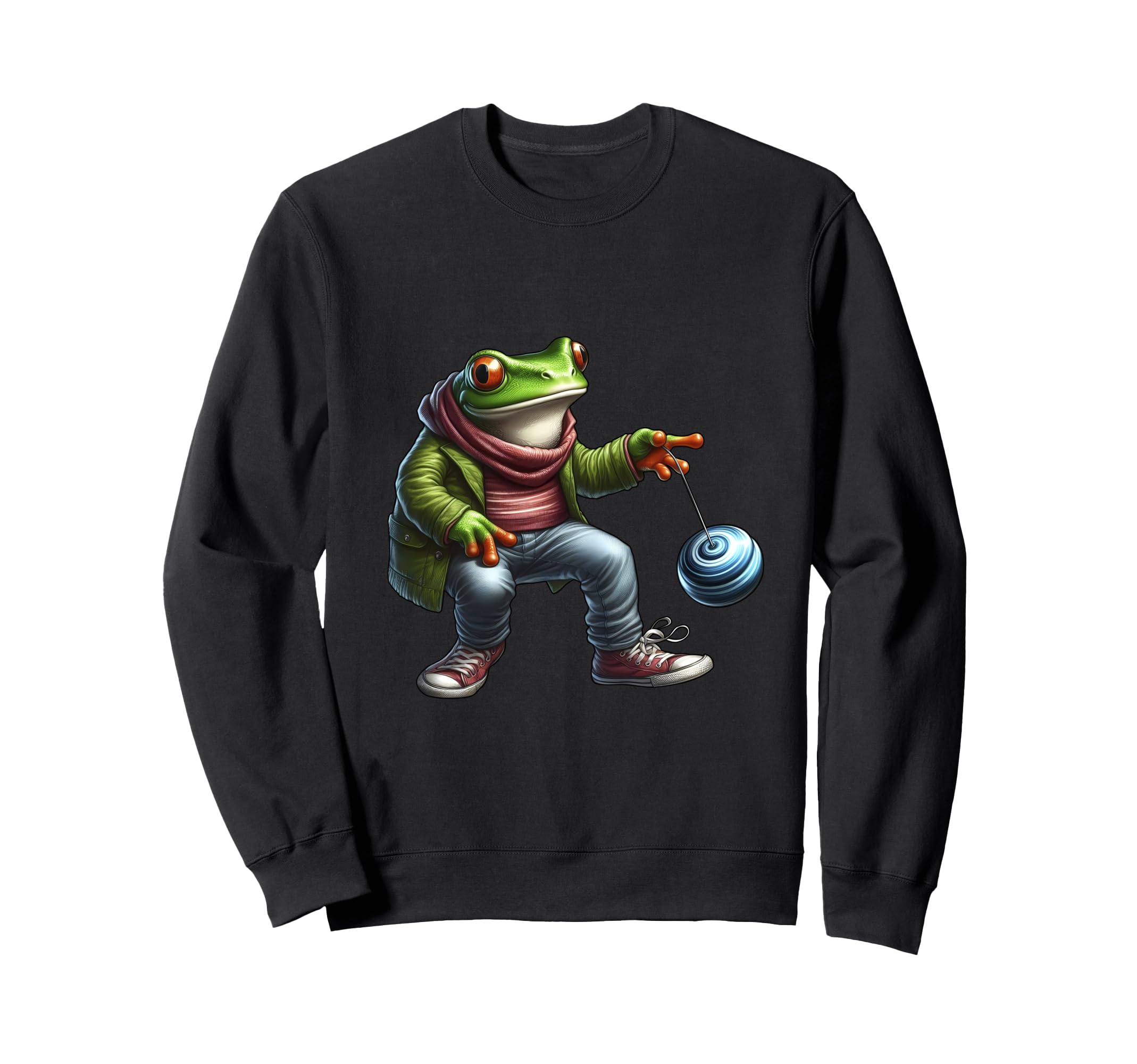 

YoYo Frog Funny Shirt for Boys and Sweatshirt for Enthusiasts Yo-Yo Girls, Kids Yo-Yo чёрный