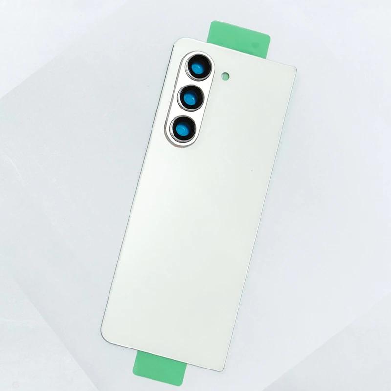 

Крышка батарейного отсека, задняя стеклянная крышка, корпус с объективом камеры для Samsung Galaxy Z Fold 5 F946 белый