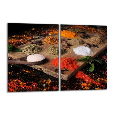 Glass Protective Stovetop Plate 2x40x52 Spices
