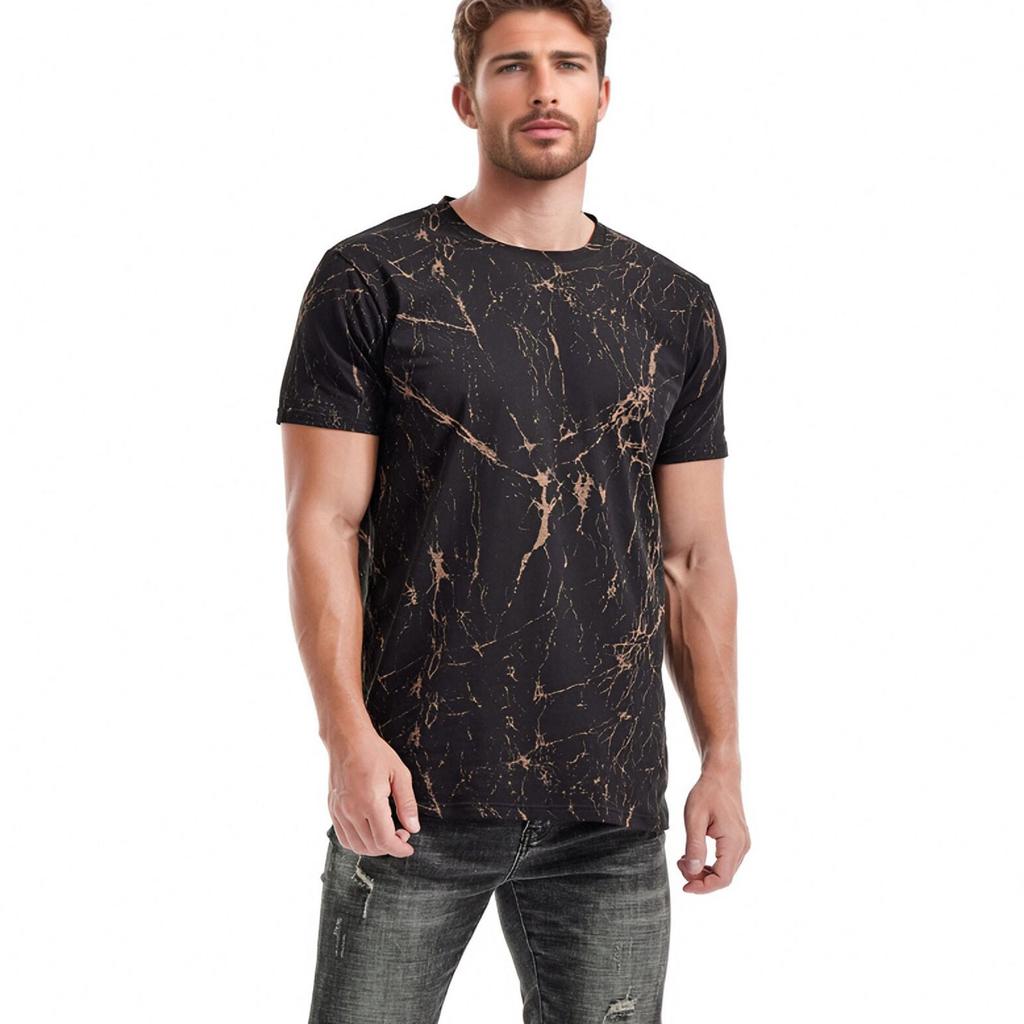Men's Short-sleeved Tie-dye Top T-shirt