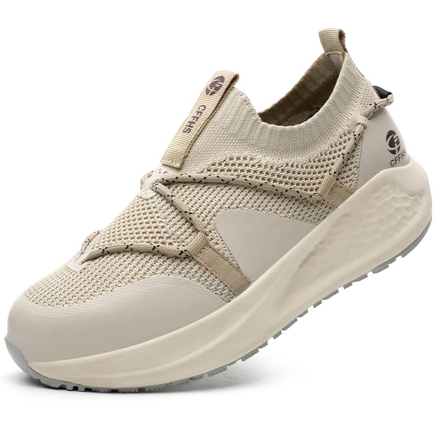 

Latest Women Work Shoes Puncture-Proof Safety Shoes Non-slip Platform Sneakers Women Steel toe shoes comfort Security Boots Lady 35