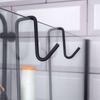 Bathroom Shelf Hanging on the Glass of a Shower Cabin for Cosmetics