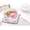 Silicone world 2 in 1 Soup Spoon Long Handle Kitchen Home Strainer Cooking Colander Kitchen Scoop Plastic Tableware Colander