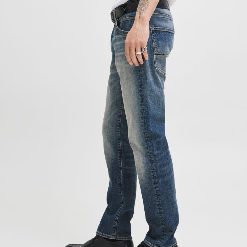 Jean délavé Mike fuselé denim Homme JACK & JONES