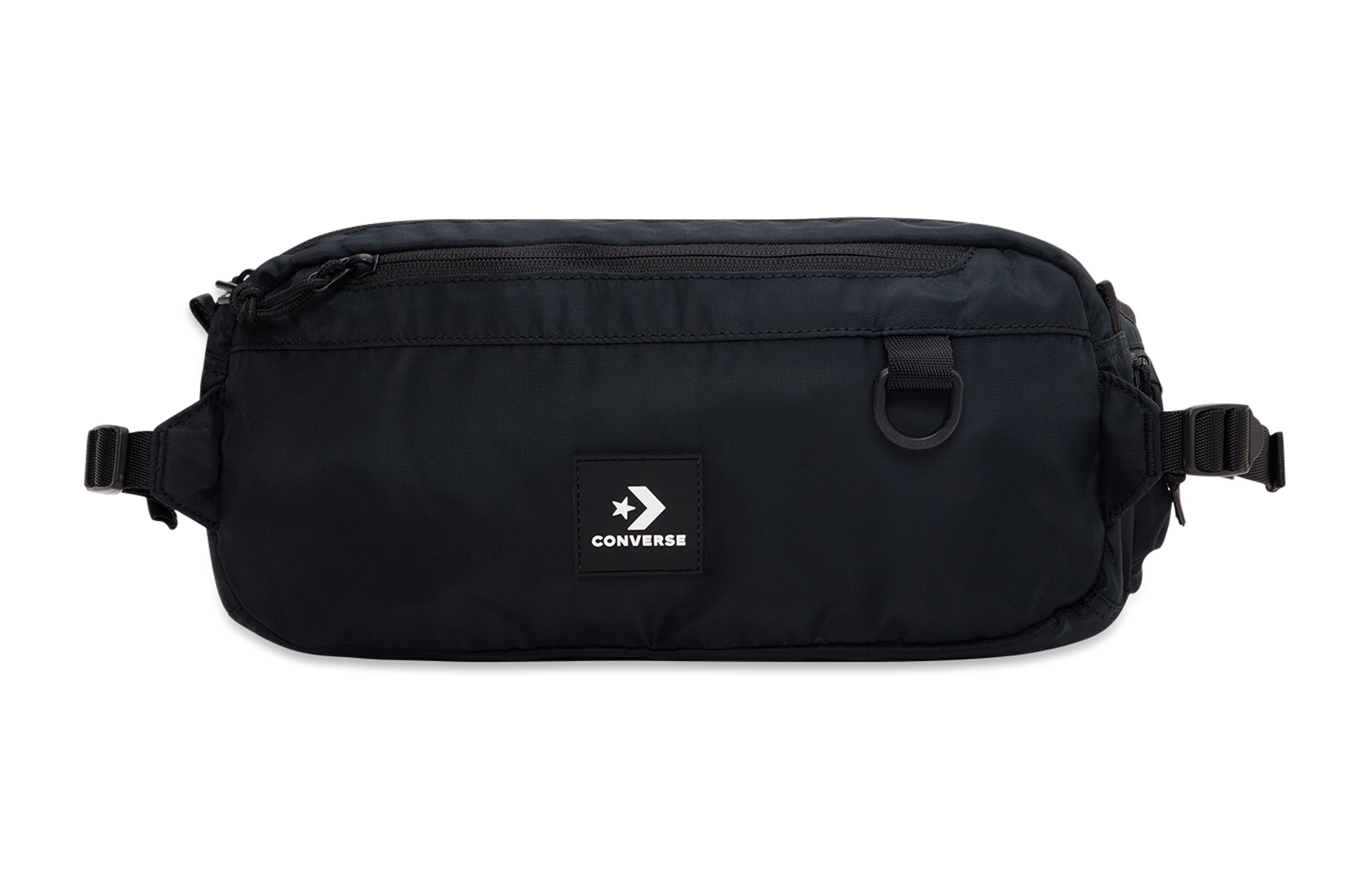 Converse Polyester Sling Bag, Shoulder Bag, Crossbody Bag Regular Unisex Black 10024553-A01