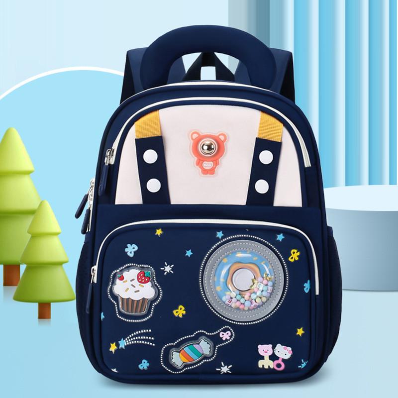 Kids School Backpack With Breathable Nylon Material For Young Children And Primary Students