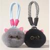 Taschenanhänger Katze Plüsch Anhänger Felliger Plüschball Schlüsselanhänger Imitation Kaninchenfell Schlüsselanhänger Frauen Mädchen