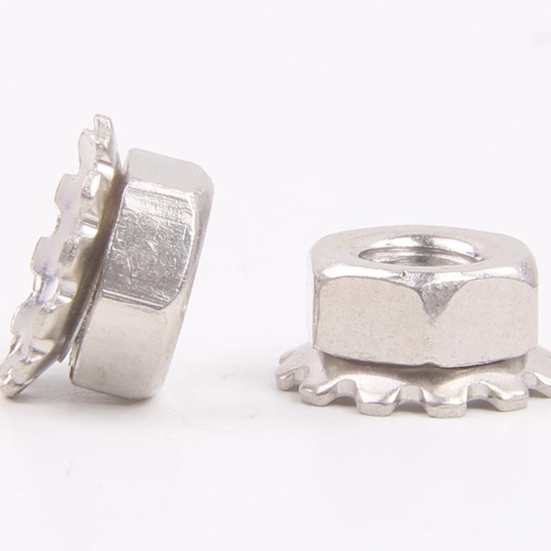 304 Stainless Steel American K-Type Multi-Tooth Nut 1/4 5/16