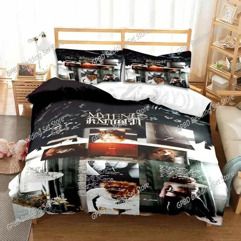 Singer Mylene Farmer Bedding Set 3D Printed Suitable For Bedroom Duvet Cover Set With Pillowcases Kids Home Textile